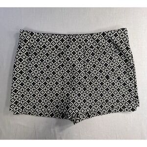 Maeve by Anthropologie black motif knit skort‎ women's medium